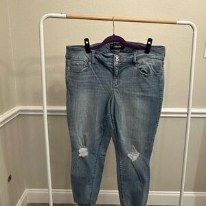 Torrid Size 20 Premium Light Blue Denim Jeans Jeggings